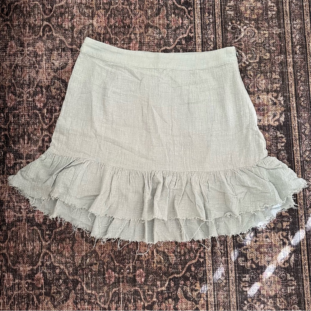 Ghana’s Gauze Ruffle Skirt // Light Blue // L

#ruffle #skirt